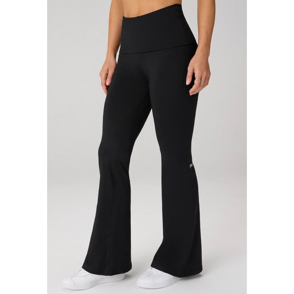 Fabletics Cloud Jersey Foldover Flare - SHORT, Bl… - image 1